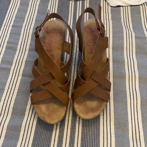 Blowfish sandal wedges